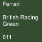 Preview: Ferrari, British Racing Green, 611.